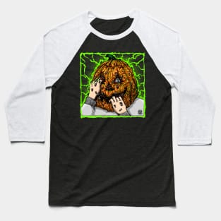 Pumpkin Mask Baseball T-Shirt